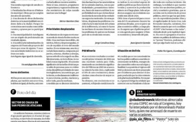 Carta al Director sobre el PIB de Minería para El Mercurio de Antofagasta