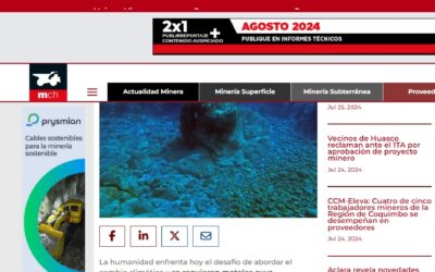 Nota de Minería Chilena sobre Reporte Perspectiva de Minería Submarina